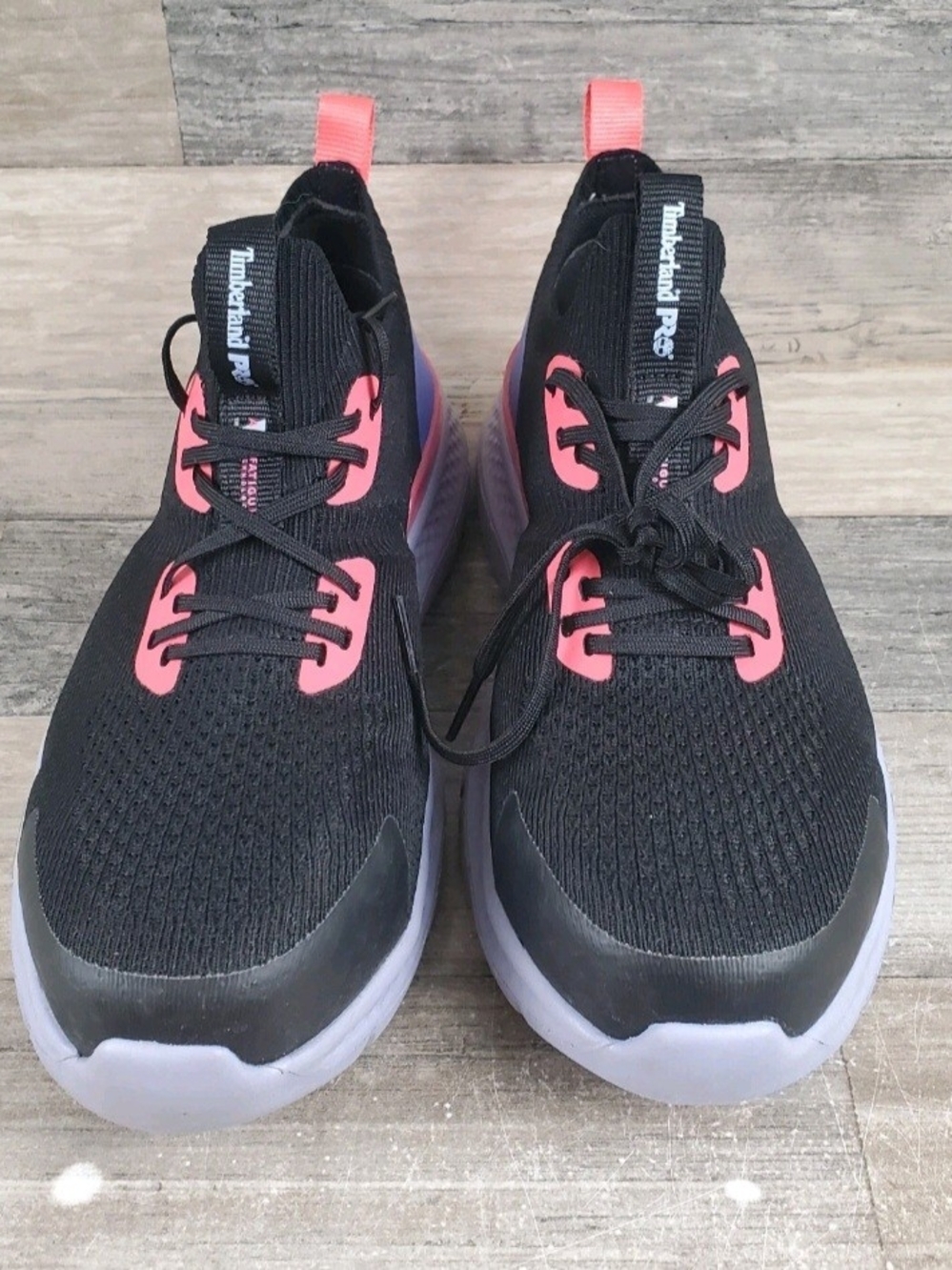 Timberland PRO Black and Pink Women's Athletic Work Shoes